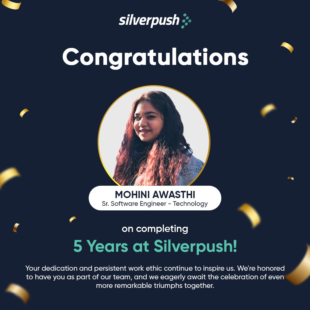 SilverPush's tweet photo. #Congratulations, Mohini, on completing #5years with us! 🎉 We cherish your #dedication and look forward to the journey ahead, full of achievements, #growth, & collaboration.
#silverpush #5yearsatsilverpush #adtech #workculture #leadtechnology #productinnovation #inspiration https://t.co/lA9tV73W1N