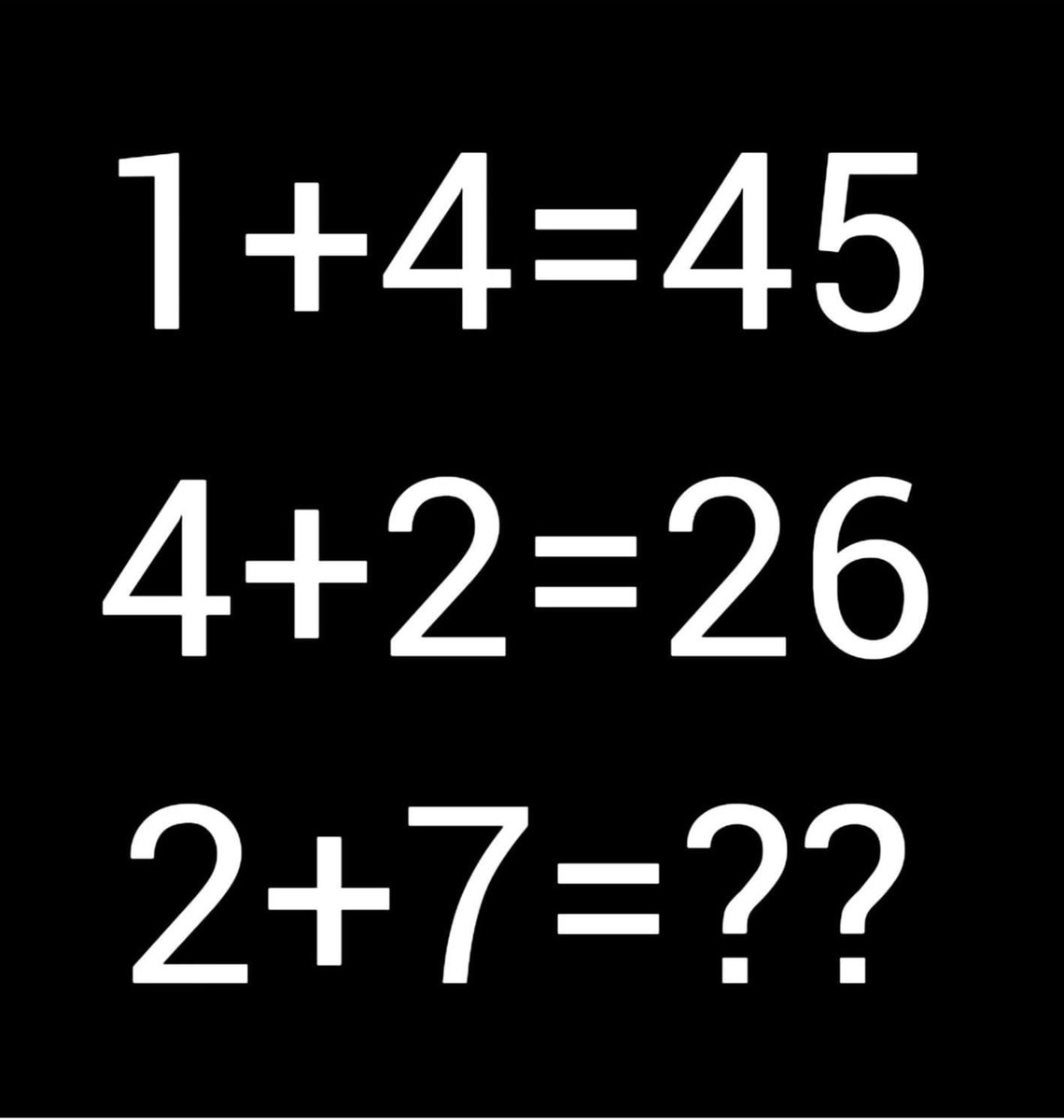 Ça s’appelle énigme mathématique, pour développer son intelligence et aussi sa logique de raisonnement J'attends vos réponses. ✍️