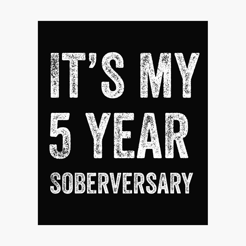 Tricia77vunique's tweet photo. #5years "I CHOSE SOBER BECAUSE I WANTED A BETTER LIFE.
I STAY SOBER BECAUSE
I GOT ONE." https://t.co/QudOphAeHU