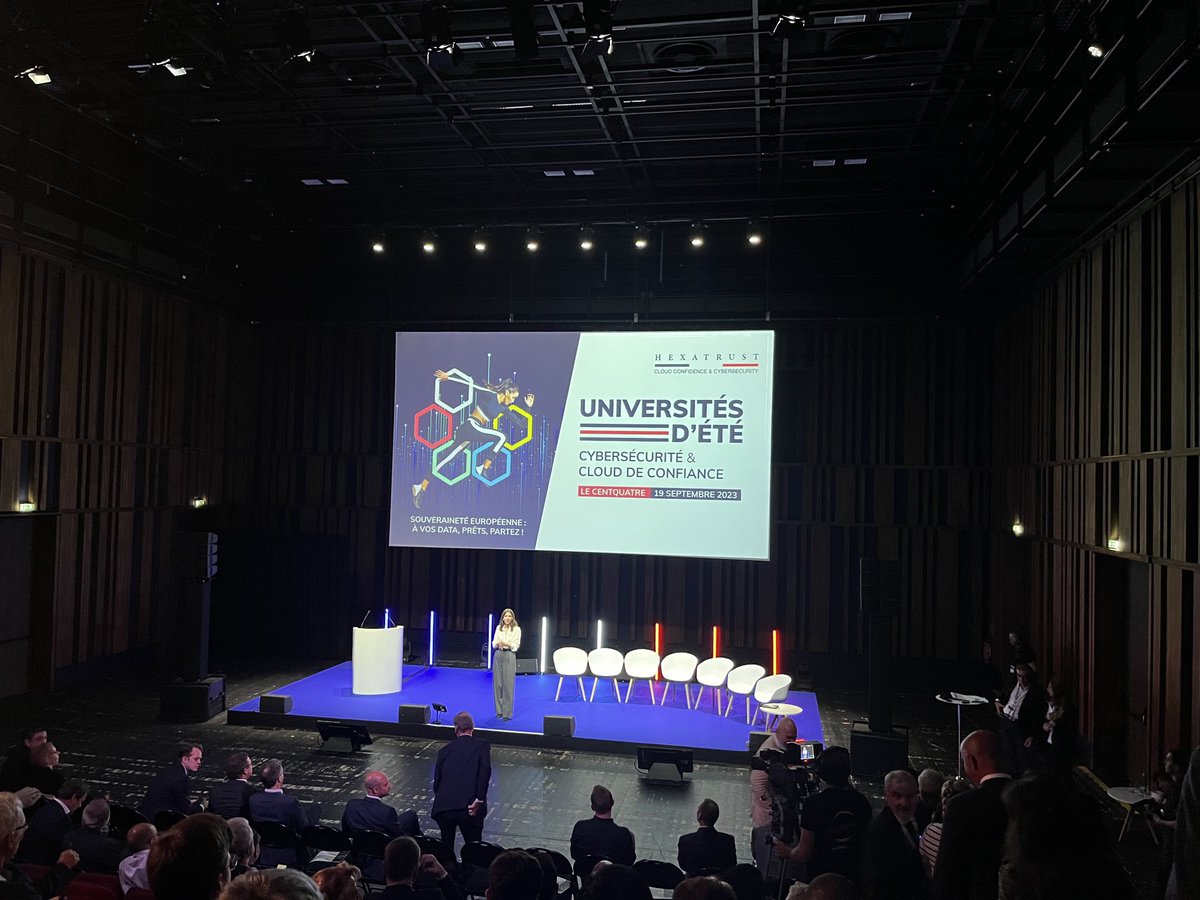 Lancement de l’université d’été 10 ans ⁦<a href="/Hexatrust/">HEXATRUST</a>⁩ ⁦<a href="/delf1/">Delphine Sabattier</a>⁩ avec la présence de memority ⁦<a href="/Alexdecalan/">Alexis de Calan</a>⁩ l’identity Factory de confiance