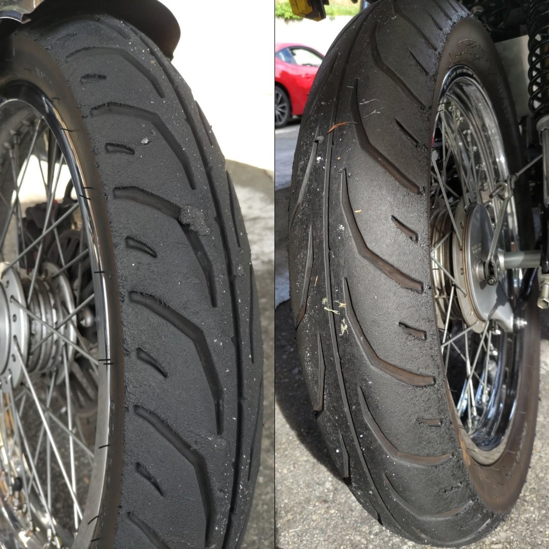 miyappp1's tweet photo. #DUNLOP #TT900GP
#バイアスタイヤ
#st250 #st250e https://t.co/GTDZvoIBDR