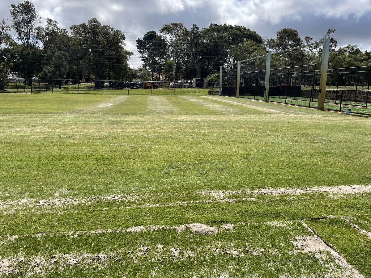 addosand's tweet photo. Completed my First set of practice nets at my new ground. https://t.co/7276NP6Y1z