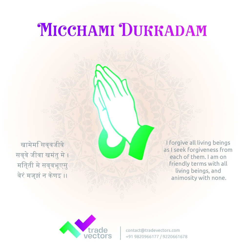 tradevectors's tweet image. Michammi Dukkadam 

#Jain #paryushan2023
