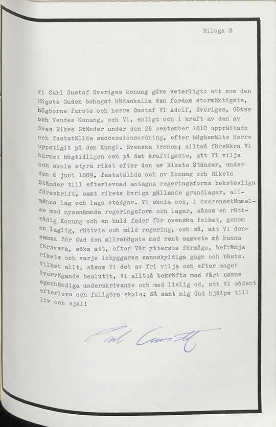 SweMilPortraits's tweet photo. #OTD 50 years ago was the enthronement ceremony and the royal declaration of Carl XVI Gustaf, who had succeeded his grandfather four days earlier.

(Bernadotte Library/Natiobal Archives) https://t.co/nXG4tJoWTa