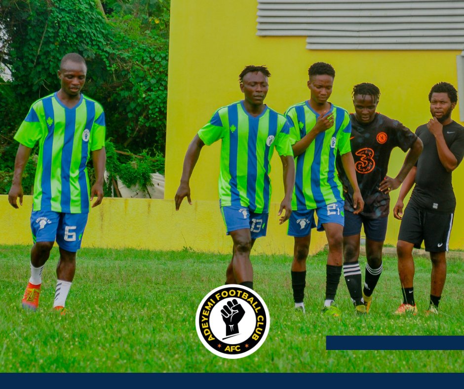 AdeyemiFC_'s tweet photo. Whenever you see us in this gear, just know it’s training day.

#TrainingDay #AdeyemiFootballClub Since 2018 https://t.co/rMim4AtSmR