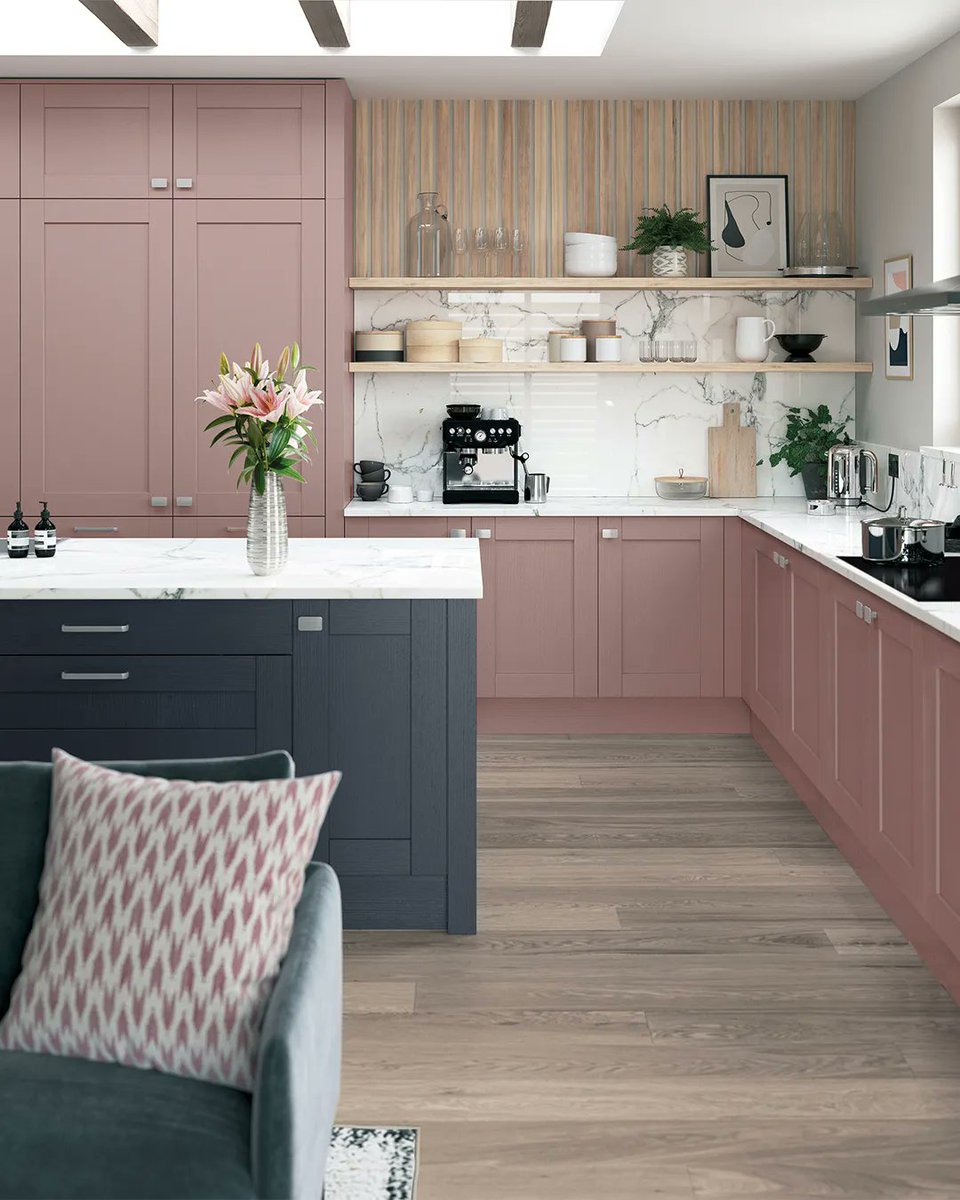 Ready to make a statement in the kitchen? 😍 Discover the captivating combination of our stunning Blush shade from our Leigh Range, perfectly complemented by the rich Storm Blue colour. Would you give this combination a go? Let us know below 👇 buff.ly/46kpyO5