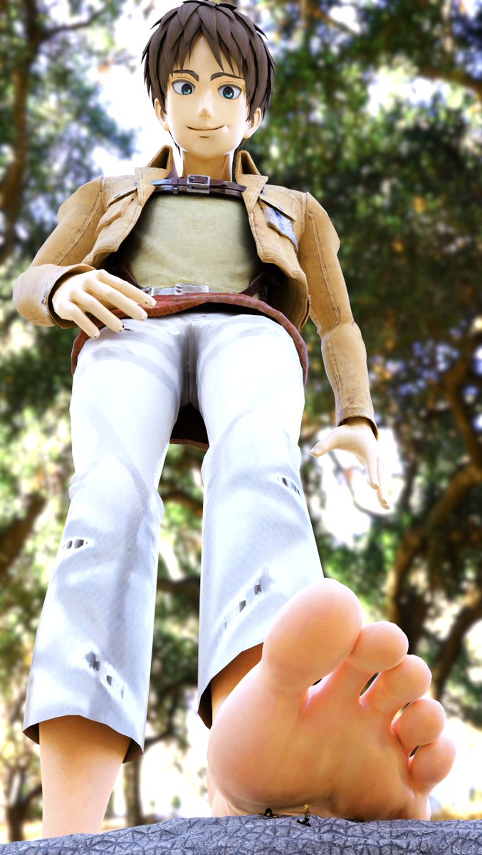 Botangana's tweet photo. I'd say Eren is second only to Link in terms of my favourite male giants.

Feel free to tell me what you think. I love responding to comments. 

#SizeTwitter #malegiant https://t.co/74ppQrll2h