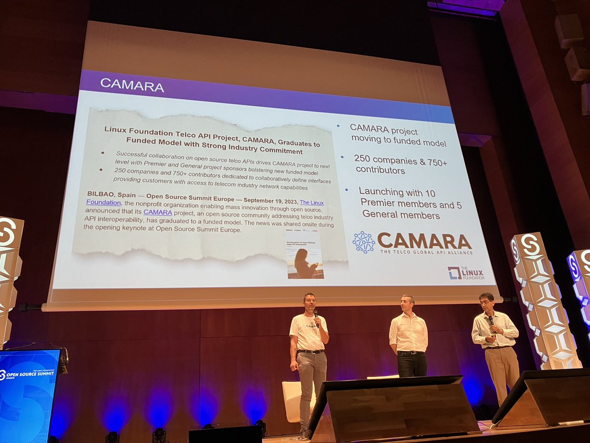 bcamerongain's tweet image. CAMARA is an open source project within the @linuxfoundation to « define, develop and test the APIs. » #osssummit #opensourcesummit #opensource @thenewstack
