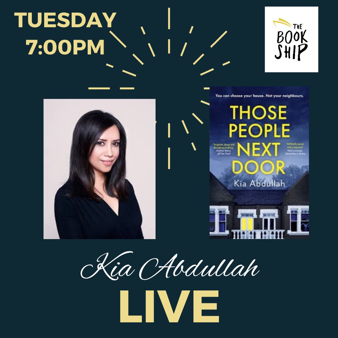 Alice Clark-Platts (@aclarkplatts) on Twitter photo Very excited to have <a href="/KiaAbdullah/">Kia Abdullah</a> aboard my Instagram book club The Book Ship TONIGHT at 7pm! We’ll be talking all things writing; her favourite book, Anne of Green Gables; and her brilliant thriller Those People Next Door. Come and join us! Very excited to have <a href="/KiaAbdullah/">Kia Abdullah</a> aboard my Instagram book club The Book Ship TONIGHT at 7pm! We’ll be talking all things writing; her favourite book, Anne of Green Gables; and her brilliant thriller Those People Next Door. Come and join us!