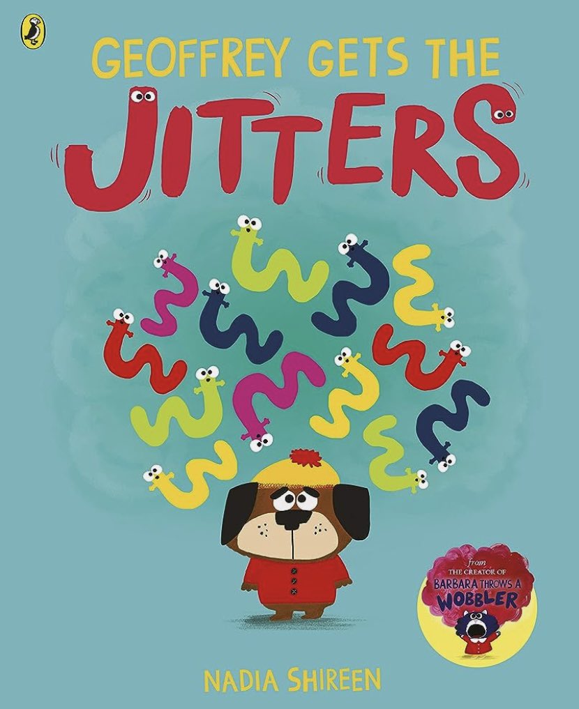 We LOVE Geoffrey Gets the Jitters. It’s perfect for sharing with children who are feeling worried about a new school year, or anything for that matter. Books can provide language where language is lost and this is definitely one to have up your sleeve! Thanks @NadiaShireen