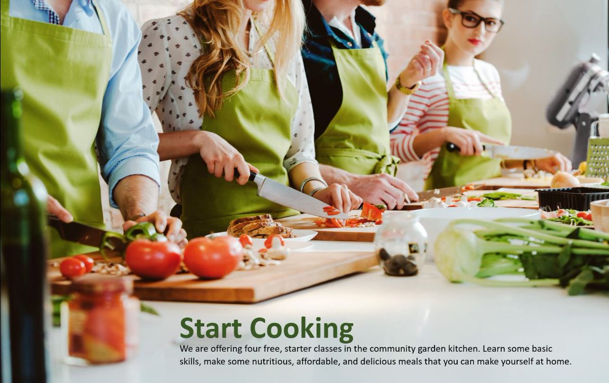 NEW to the directory - a series of FREE cookery classes at Ross-on-Wye Community Garden, teaching basic skills to learn how to make delicious and affordable food at home. 

#Freeactivities #Herefordshire #Learntocook #RossonWye 

For more info visit orlo.uk/pLUkt
