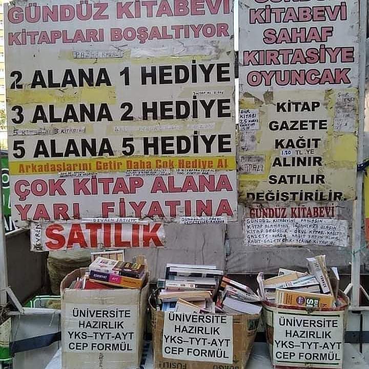 @YS66YC Takibe takip 
Takip etmeyenleri bırakıyorum 
Kimse kusura bakmasın. 
En büyük cihat eğitim öğretim
Ne çektik ise cahillikten çektik 
Kitap alınır satılır değişilir 
Gündüz kitabevi sahaf 
Demetevler Ankara 
Ali Gündüz gazeteci yazar şair 
Kitap alamayan insanlara ulaş
Paylaşalım