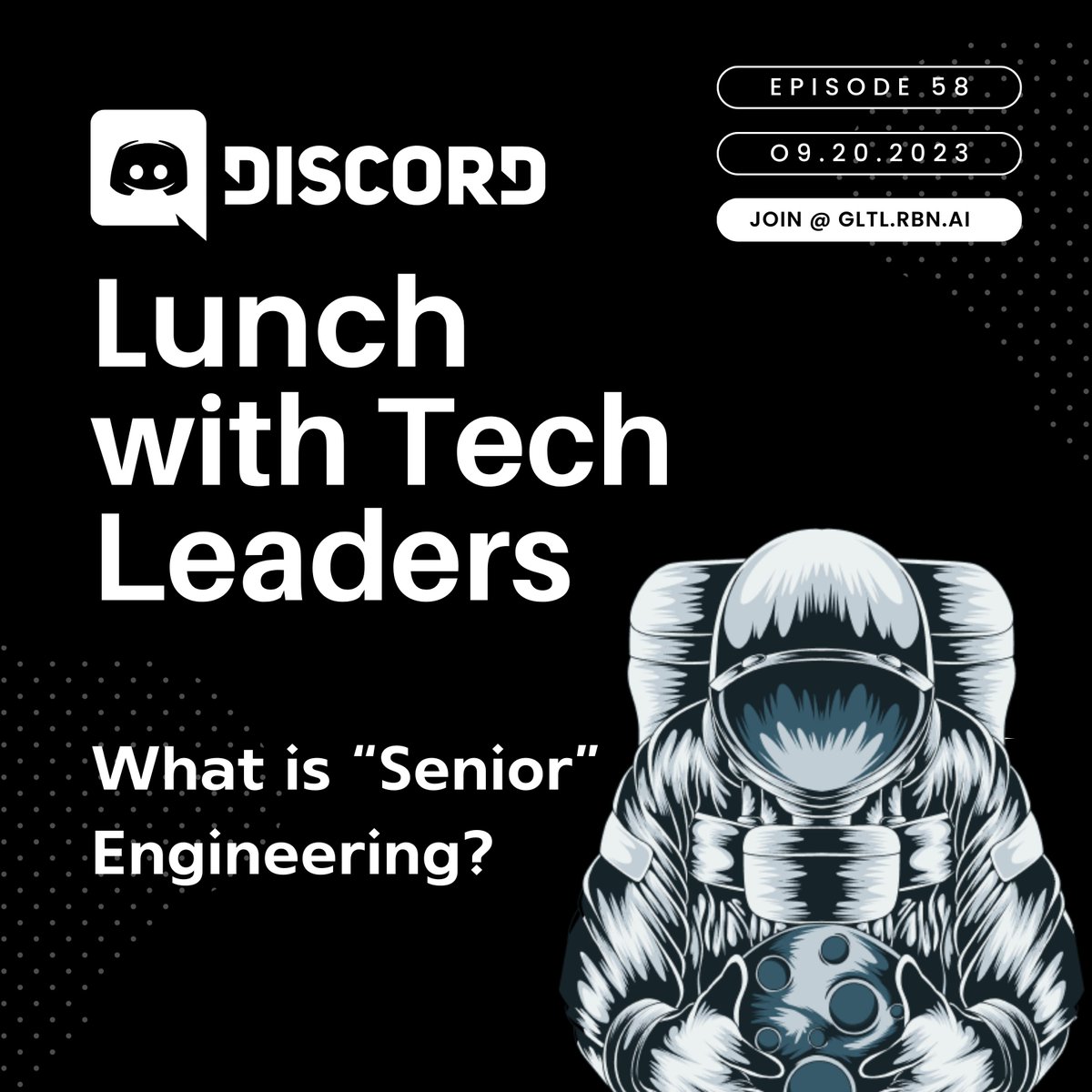 Derek Dejonge, Tom Kowalski, and subject matter expert Vagish Vela will be discussing "Senior" Engineering – why is time alone not a good indicator of skills? And what type of responsibilities come with senior positions?

Sit in on this weeks episode to find out! 🔍💼 

#TechTalk