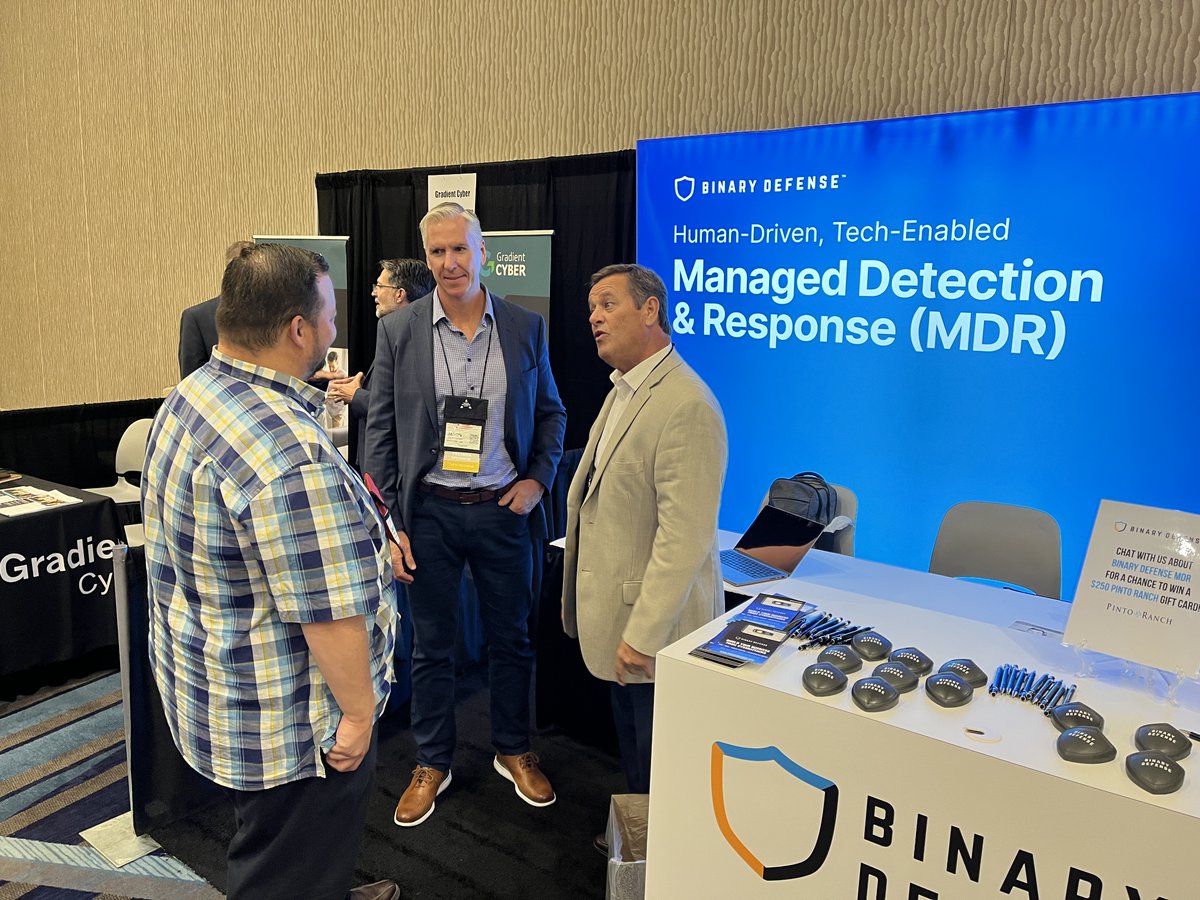 Binary_Defense's tweet photo. .@TheMidmarketCIO Midsize Enterprise Summit has been great so far! If you're here, come meet some of our team at booth 118 and learn how we are making the world a safer place. See you soon!
#MES23 #cybersecurity https://t.co/32aBOvuN1X