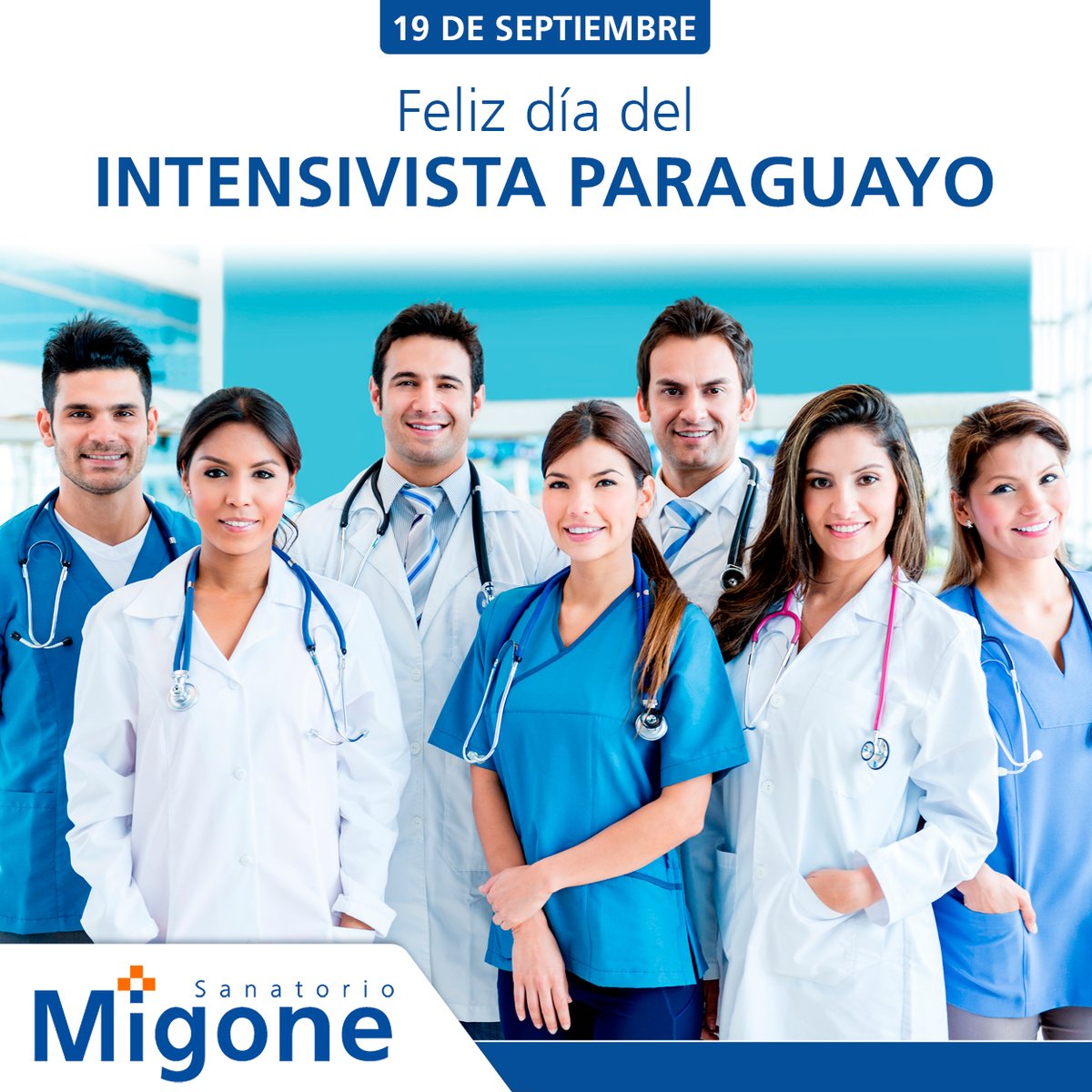 Conmemoramos el #DiaDelIntensivistaParaguayo y felicitamos a los profesionales que forman parte del equipo de intensivistas del #SanatorioMigone
El intensivista no solo brinda el mayor cuidado a los pacientes críticos, sino que también acompaña todo el proceso de recuperación.