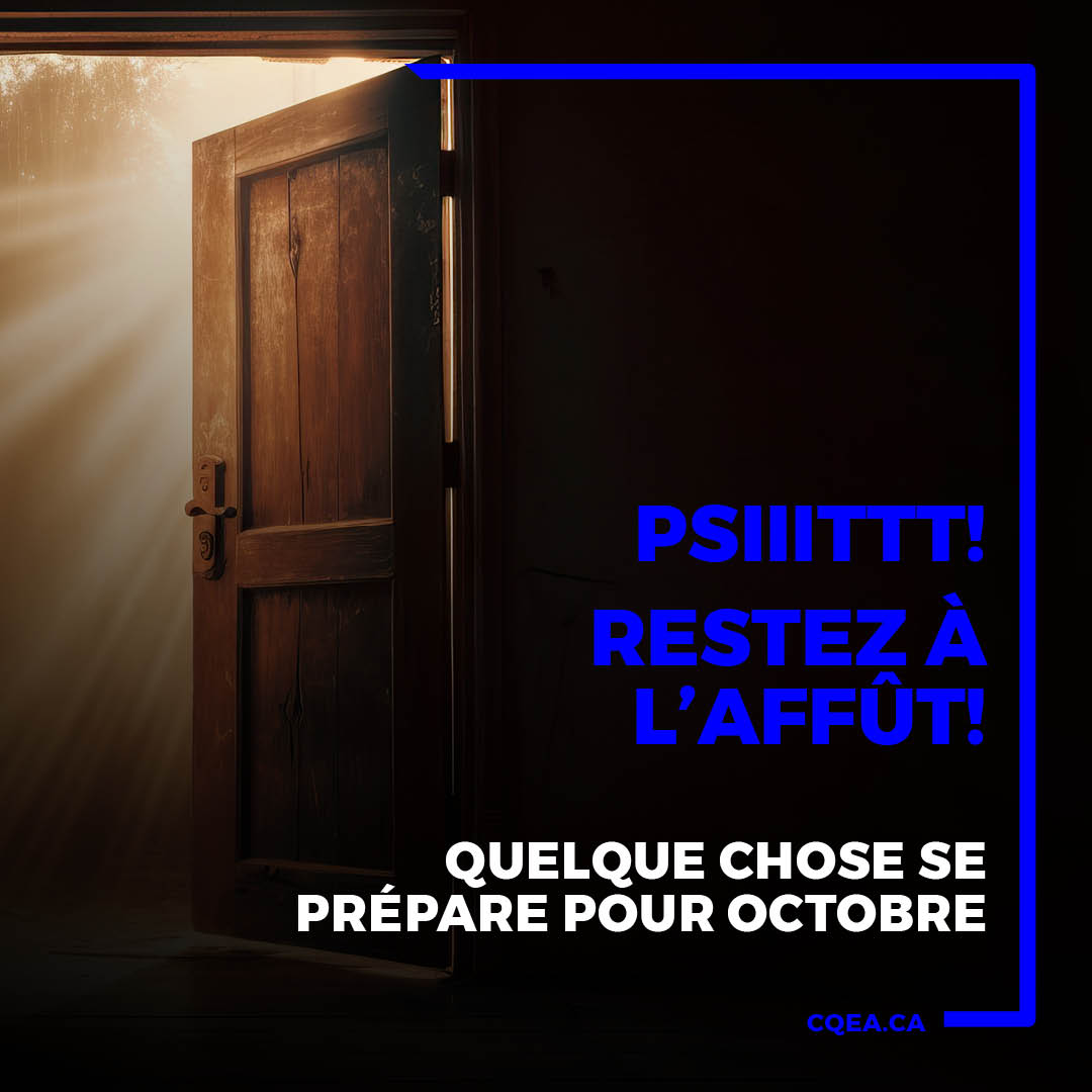 CQEA_CA's tweet photo. Le réseau des entreprises adaptées vous concocte une activité pour octobre! 

Surveillez bien nos réseaux sociaux afin d'obtenir plus d'informations! Et...certains membres y participeront!

 #EntreprisesAdaptées 
#RéseauDesEntreprisesAdaptées
#cqea https://t.co/OocuhPKaJH