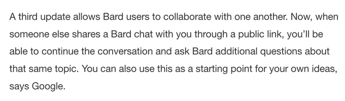 Google's Bard chatbot can now tap into your Google apps, double check answers and more https://t.co/MPfr4lU57W