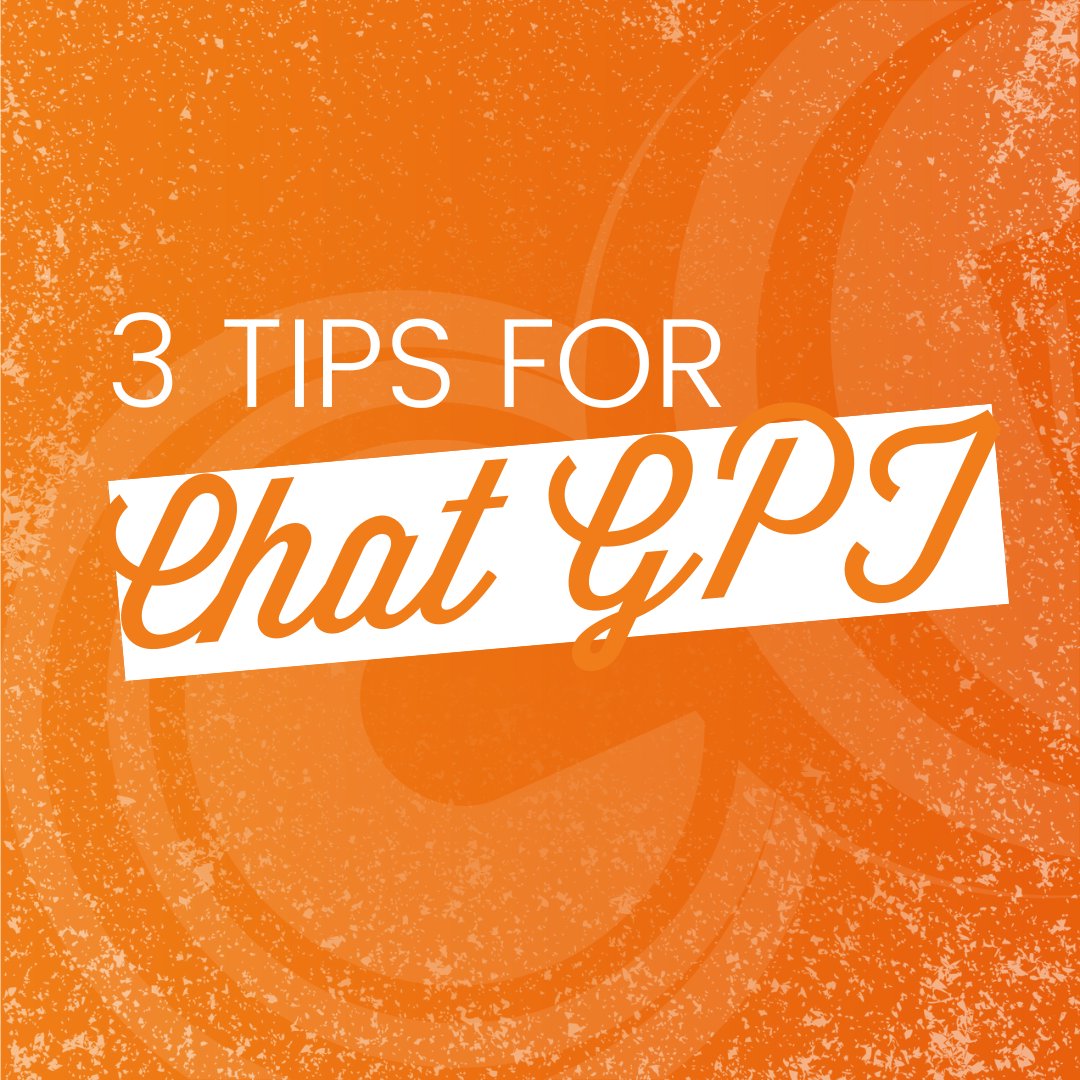 3 top tips for using Chat GPT

1️⃣ Be Clear and Specific

2️⃣ Create a Conversation

3️⃣ Use System Instructions

❗ Remember, while ChatGPT is a powerful tool, it's not 100% correct. Use your judgment and critical thinking when interpreting its responses.
#ChatGPT #TopTips