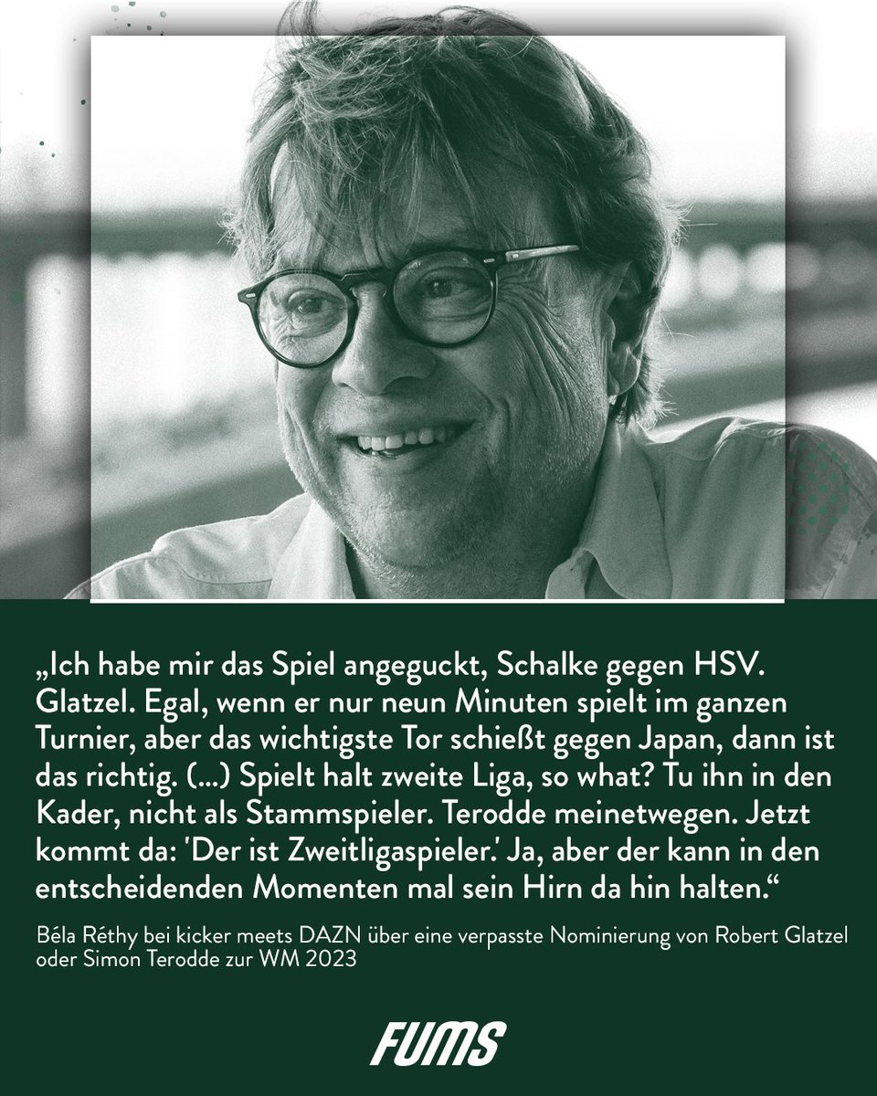 fums_magazin's tweet photo. Wenn Simon #Terodde in der Nachspielzeit des EM-Finals 2024 einen reinschädelt, ist Fußballdeutschland geheilt. #Rethy
___
Hält sein Hirn hin: @fums_magazin https://t.co/O7cW3EBb7P