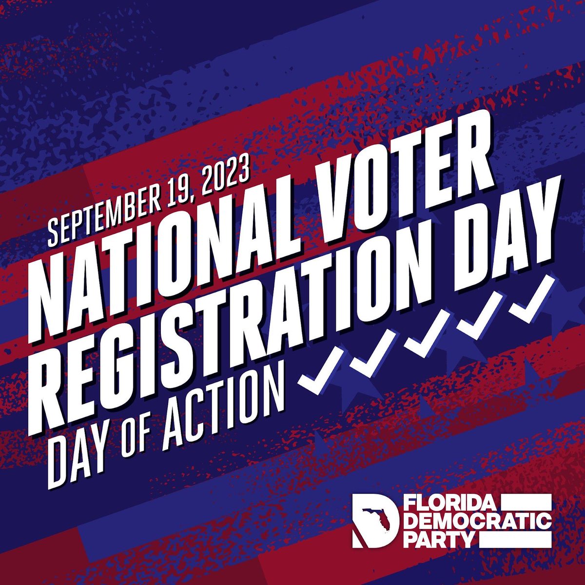 Nearly 3M Floridians voted by mail in 2022, but all of your ballot requests were wiped out on Dec 31, 2022 because of the new law signed by Ron.

On this National Voter Registration Day, take your power back &amp; sign back up.