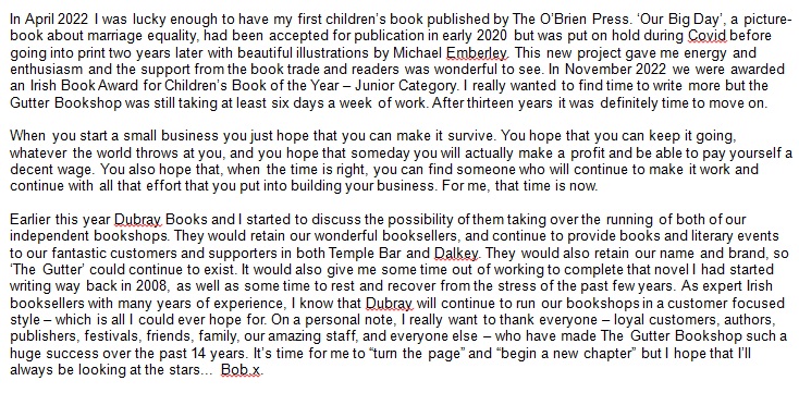 Gutter Bookshop tweet media