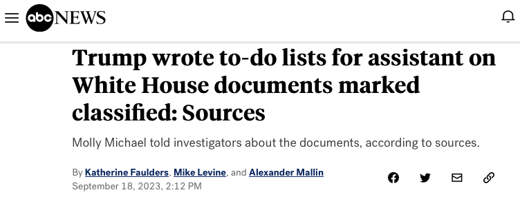 mrddmia's tweet photo. Jack Smith asked DC Obama Judge Tanya Chutkan to illegally gag Trump.
While selectively--and illegally--leaking misleading evidence.
It's not illegal for a President to write staff directives on classified documents.
Or for a former President to have his presidential records. https://t.co/UZNv1KYJ58