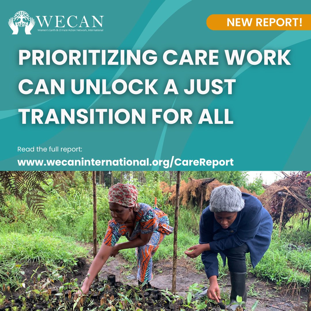 WECAN_INTL's tweet photo. ⚡Invest in the care economy, advance a #JustTransition! Today, WECAN_intl is releasing a new report which highlights the need for governments to invest in a #CareEconomy &amp; women’s leadership for a genuinely Just Transition.

Read the report 👉 https://t.co/baURQDHCPF https://t.co/1fnq12h20q