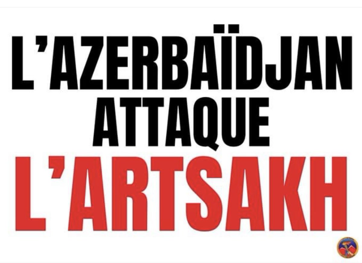 LES ARMÉNIENS SOUS LES BOMBES DE L’AZERBAÏDJAN !
L’Azerbaïdjan a lancé aujourd’hui une opération militaire de grande envergure contre les Arméniens dans le Haut-Karabakh. La capitale, Stepanakert, et ses environs sont bombardés.Le dictateur Aliev veut anéantir les Arméniens. SOS