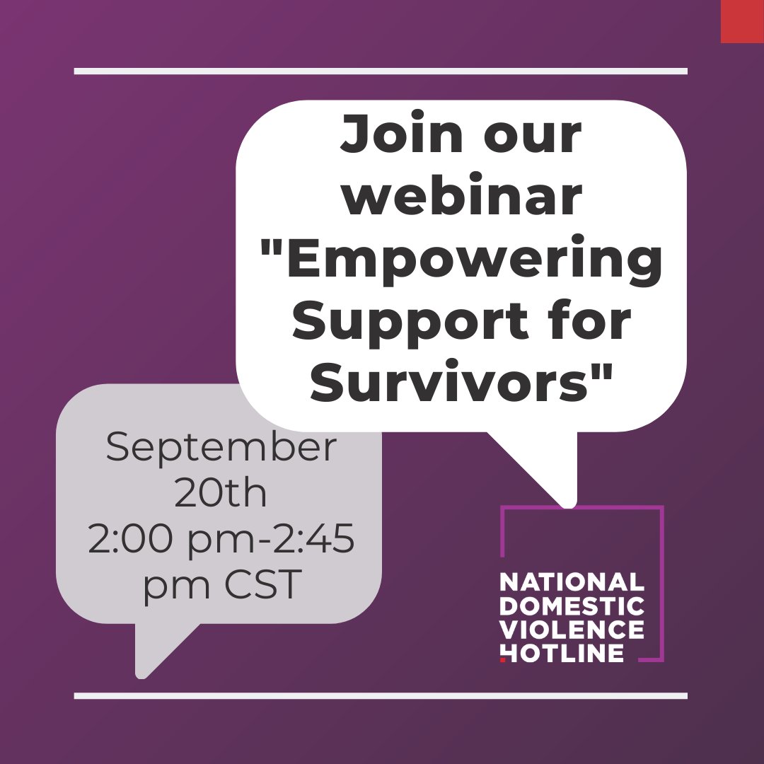 National Domestic Violence Hotline tweet media