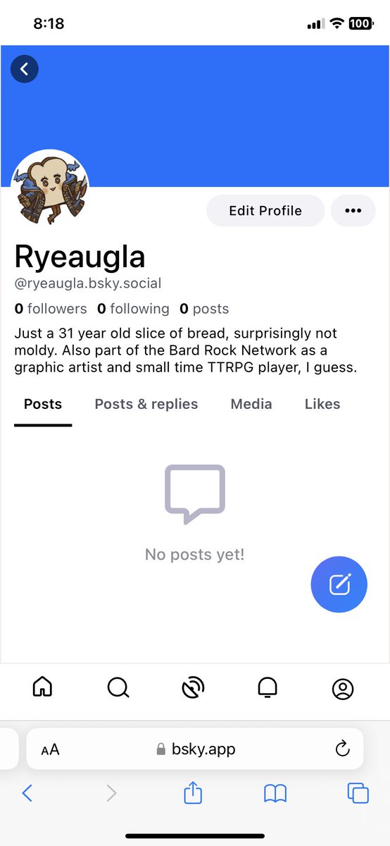 So this exists now. It’ll probably be just as dead as this “Twitter” *cough*, but it exists.