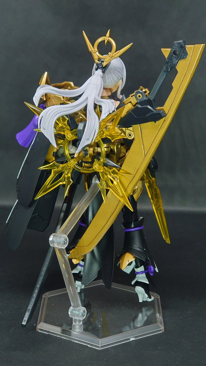 完成しました～ メガミデバイス ツクヨミ アマテラスをベースに闇オチ