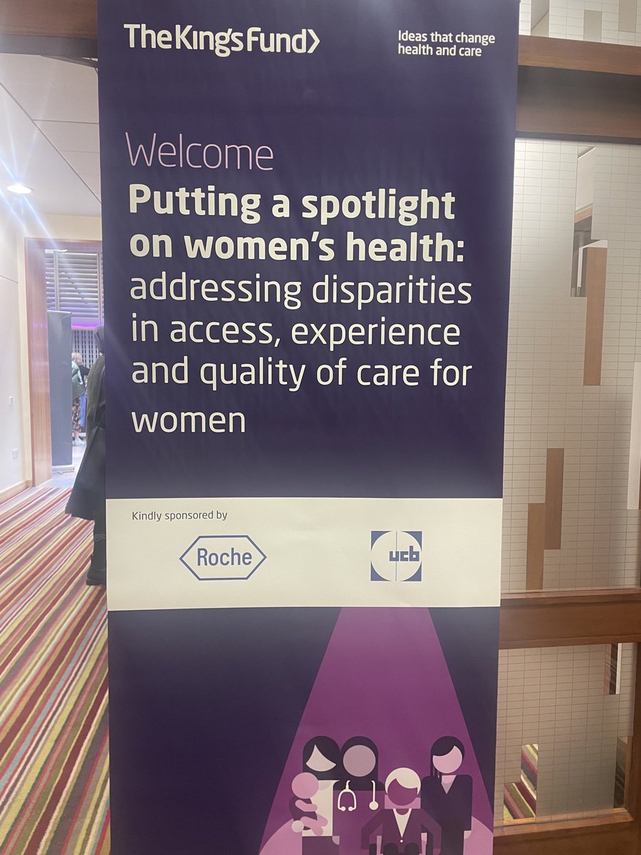 #KFWomen Looking forward to my panel on “Ensuring women are listened to by healthcare professionals” we have much work to do in this area! @kingsfund