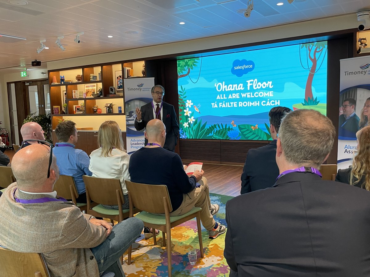 Had an enlightening session at @salesforcedublin with Prof. Gautam Mukunda from Harvard Kennedy School.

Key Insights:

Make brave choices for change 
Team members should challenge you 
Value high variance in leadership 
Leadership = Listening 
Filtered or Unfiltered leaders
