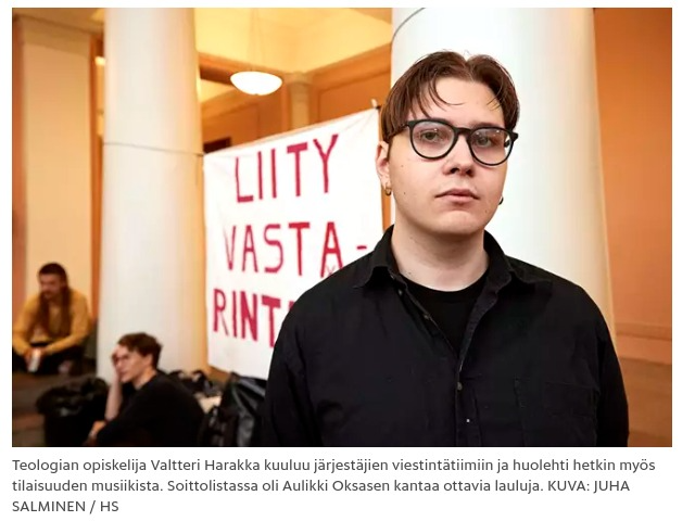 Alastontotuus's tweet photo. Hesarilta "unohtui" jälleen kertoa näiden valtaajien tausta.

Artikkelissa on mainittu "viestiä hieoneesta" seitsikosta neljä. Pinja Vuorinen on vasemmistonuoren pj. Isla Arnivaara ja Jonna Rajala kuuluvat SitVasin hallitukseen. Valtteri Harakka puolestaan kommunistinuoriin.

🤷🏻‍♂️ https://t.co/sGBjRbpyMh