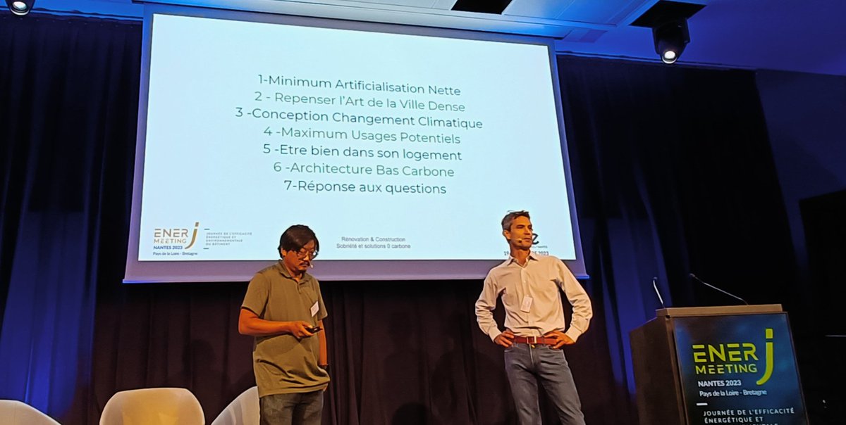 EnerJmeeting's tweet image. 🌿 🏗 REX d'envergure sur #EnerJmeeting #Nantes : l'îlot D des Bretonnières, #biosourcé niveau 3, E2C2, #RE2020 (seuil RE2025) et hors site ! Projet porté par Id&amp;amp;al groupe et Agence @Sathyoon