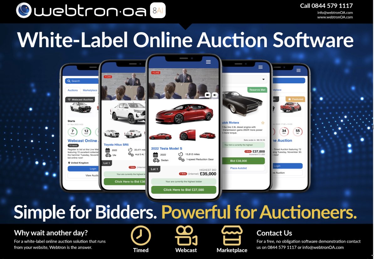 AutomotiveAuct1's tweet photo. 🏎️Motor Auctioneers drive this way 🏁https://t.co/FxPV0jbVjs #motorauctions #motorauctioneers #autoauctions #autoauctioneers #auctionsoftware #autoauctionsoftware https://t.co/xNQOzF2GEx