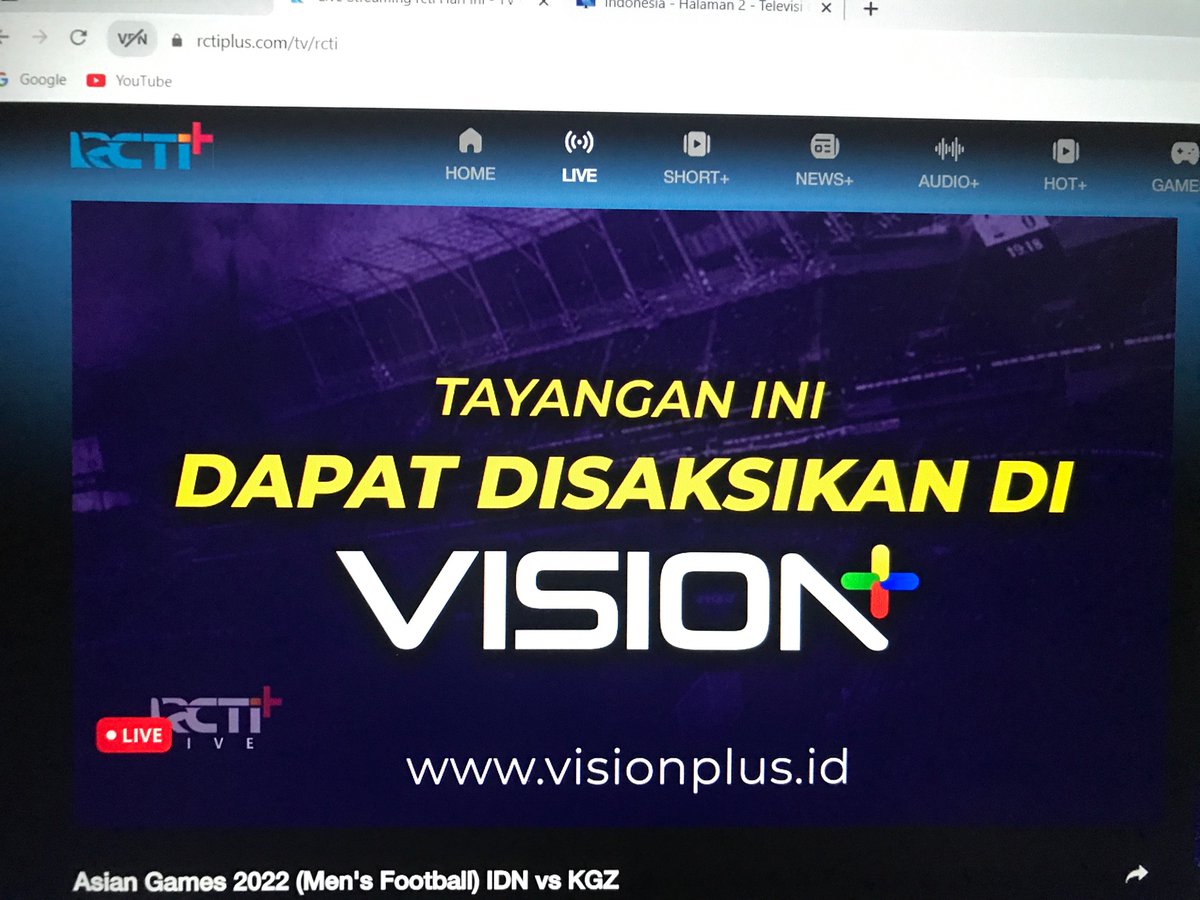 kinjenkkeren's tweet photo. Susahnya nonton timnas streaming di @RCTIPlus https://t.co/BXtjNzWjc4