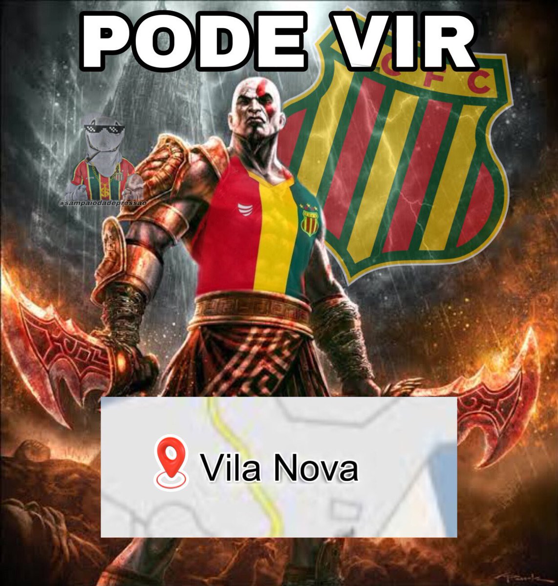 scfcdadepressao's tweet photo. Vem com calma bairro vila nova
#vumborasampaio #serieb https://t.co/Tx4MjI9tyx