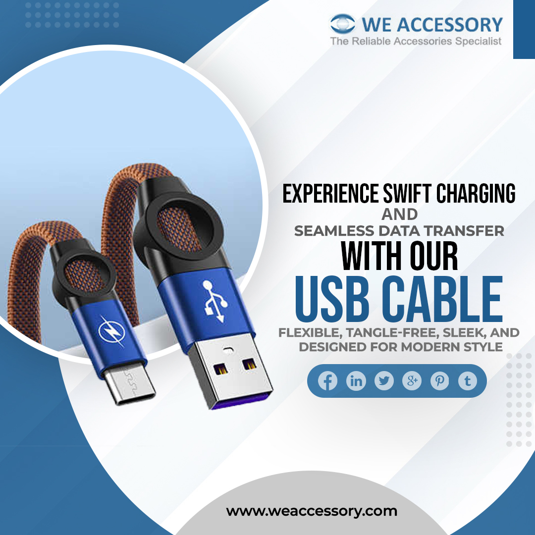 Unleash speed and style with our USB cable. Swift charging, seamless data transfer, and a sleek, tangle-free design for the modern world. Experience connectivity like never before.
Visit - weaccessory.com/content/usb-c-…

#WeAccessory #USBcharging #DataTransfer #SleekDesign