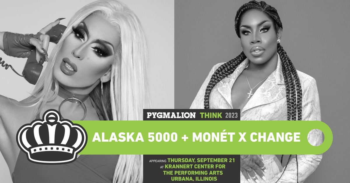 🌟THURSDAY🌟 @Alaska5000 + @monetxchange at @KrannertCenter! 🎟️ thisispygmalion.com/tickets 🎟️