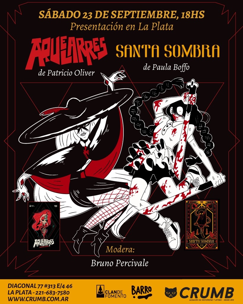 Espacio CRUMB (@espaciocrumb) on Twitter photo Mas Presentaciones!
Aquelarres de <a href="/patriciooliver/">Patricio Oliver</a> y Santa Sombra de <a href="/sukermercado/">suki</a>
Modera <a href="/el_bru/">Alanmooreano | @el-bru.bsky.social</a>
Editado por #Barroeditorial y <a href="/clandefomento/">Clan de Fomento</a>
¡Les esperamos para una velada doble de grandes y queridos autores! Mas Presentaciones!
Aquelarres de <a href="/patriciooliver/">Patricio Oliver</a> y Santa Sombra de <a href="/sukermercado/">suki</a>
Modera <a href="/el_bru/">Alanmooreano | @el-bru.bsky.social</a>
Editado por #Barroeditorial y <a href="/clandefomento/">Clan de Fomento</a>
¡Les esperamos para una velada doble de grandes y queridos autores!