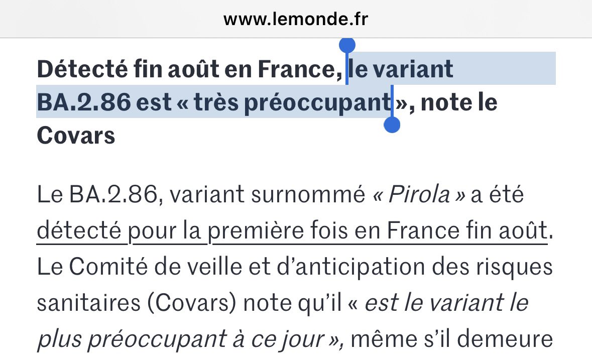 f_philippot's tweet photo. Ça y est ! Le #COVARS, nouveau nom du Conseil scientifique, vient de décréter que le nouveau variant #covid, BA.2.86, serait « très préoccupant » !

Au moment même où le très covidiste ministre de la Santé Aurélien Rousseau tente de vendre sa campagne de vaccination anticipée !🤦

Ils sont vraiment sans limites ! 
Qui est encore dupe de leur stratégie de la peur ?!
⤵️