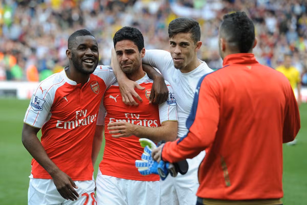 Marcus__Arsenal's tweet photo. Last time Arsenal played a Champions League opening group match:

➡️The opposition manager was Unai Emery.
➡️Arteta was just 3-months retired as club captain.
➡️Bukayo Saka was 15 years old.

Safe to say it's been a while... https://t.co/bmwabepvQt