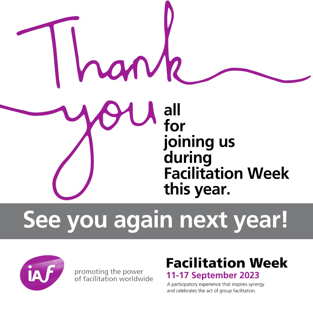 As we celebrated the incredible milestone of our 10th annual #FacilitationWeek, we want to take a moment to express our heartfelt gratitude to each one of you. This journey has been nothing short of remarkable, and it could all be possible because of your sharing and support.