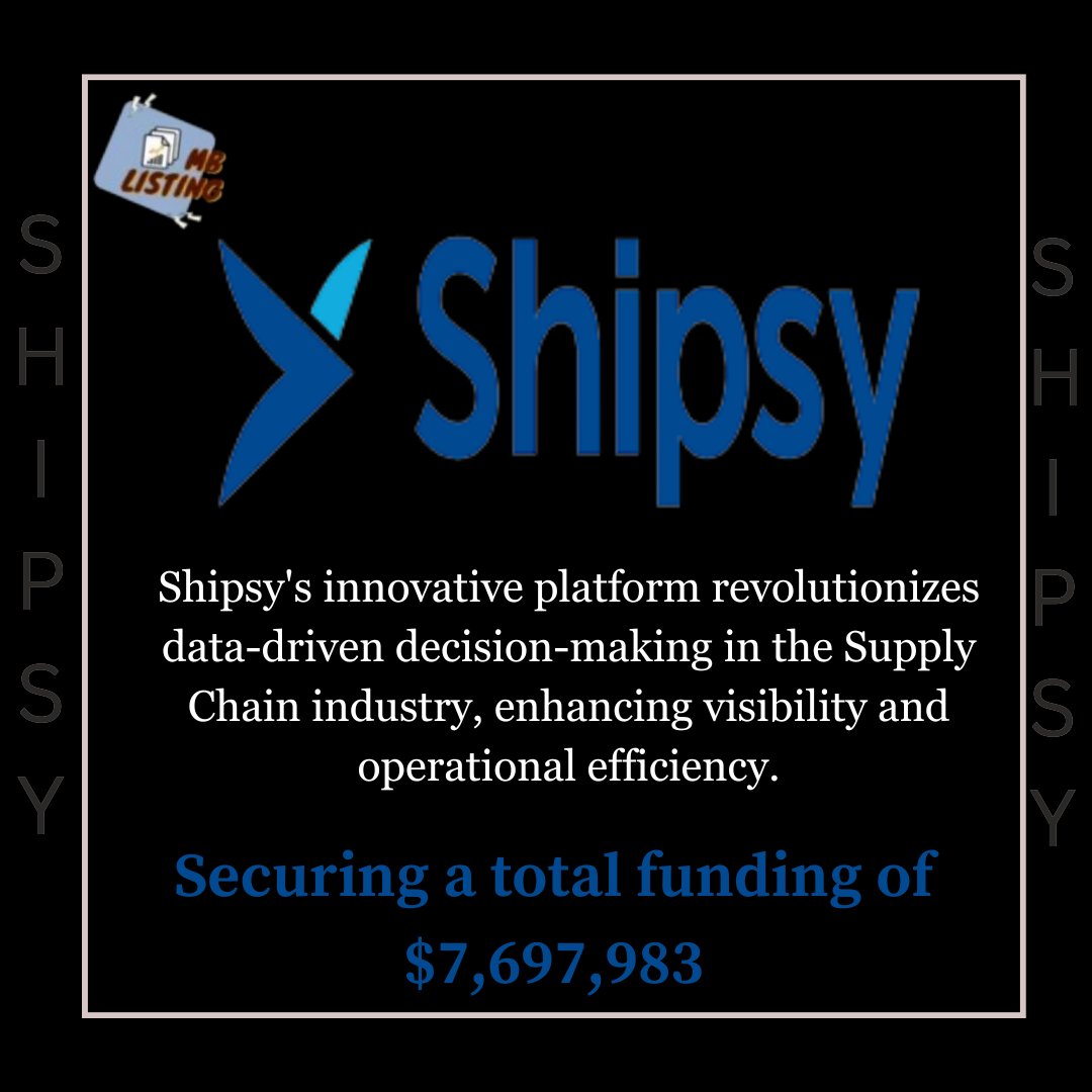 listing_mb's tweet photo. Shipsy's Story-
Shipsy's cutting-edge platform revolutionizes decision-making in the Supply Chain sector, leveraging data-driven insights to enhance visibility and operational efficiency.
#SupplyChainInnovation #DataDrivenLogistics #OperationalEfficiency #LogisticsOptimization https://t.co/lgFlljidTM