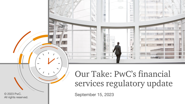 Our Take | FinCEN on export control evasion, SEC updates and more pwc.to/3Zq6bRt