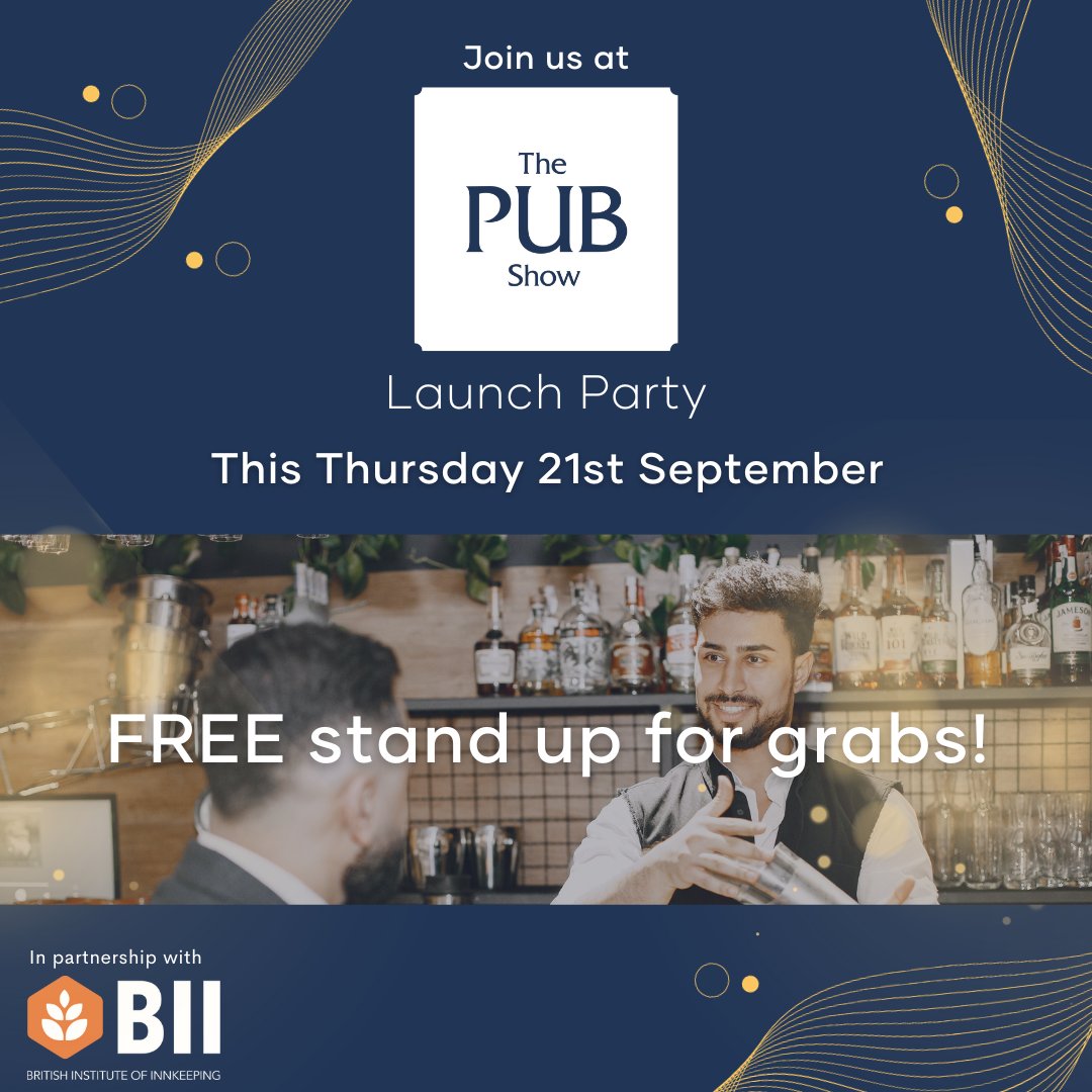 BIIandBIIAB's tweet image. Take part in @PubShowUK #onthehouse competition! 

Win a FREE stand @ The Pub Show 2024:
RSVP &amp;amp; attend the launch party: bit.ly/Pub24Party

Pick a stand on The Pub Show floorplan

If you win, get a FREE stand &amp;amp; marketing package worth £2000

RSVP 👉