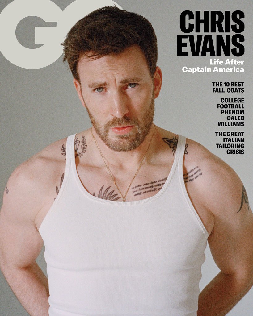 archivcevans's tweet photo. chris evans covers GQ magazine 🫠 https://t.co/1t5yR8LsvY