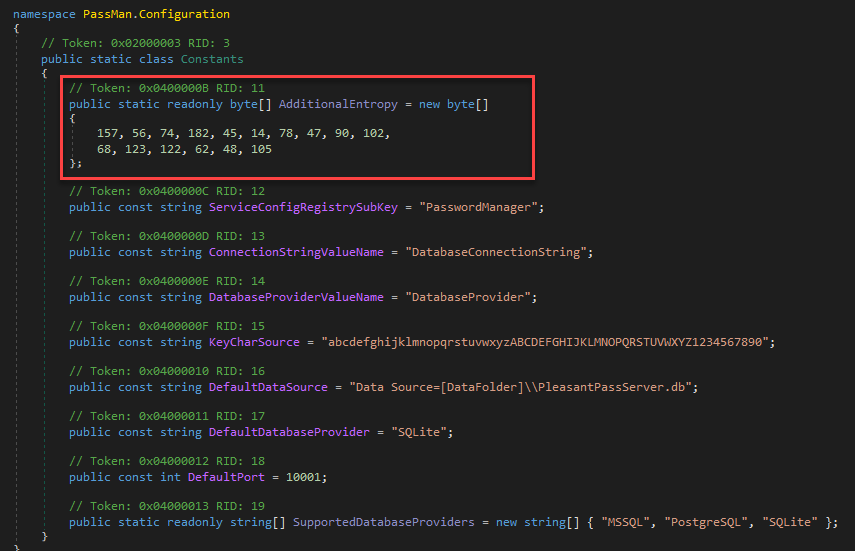 MDSecLabs's tweet photo. "A not so pleasant password manager" - a look at how we attacked Pleasant Password Server during a recent red team project by @au5_mate and @TheXC3LL  https://t.co/GQTXeTigLe https://t.co/ZsruzOc4sm