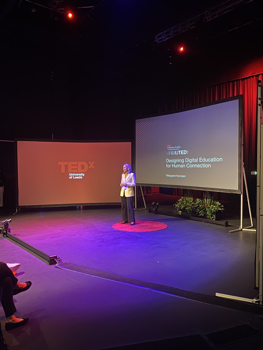Thank you Margaret for your inspirational talk on the wonders of a digital education

#TEDxUniversityofLeeds #UniversityofLeeds
#fyp #unmuted #TEDx #ideasworthspreading #Leeds #TEDtalk
